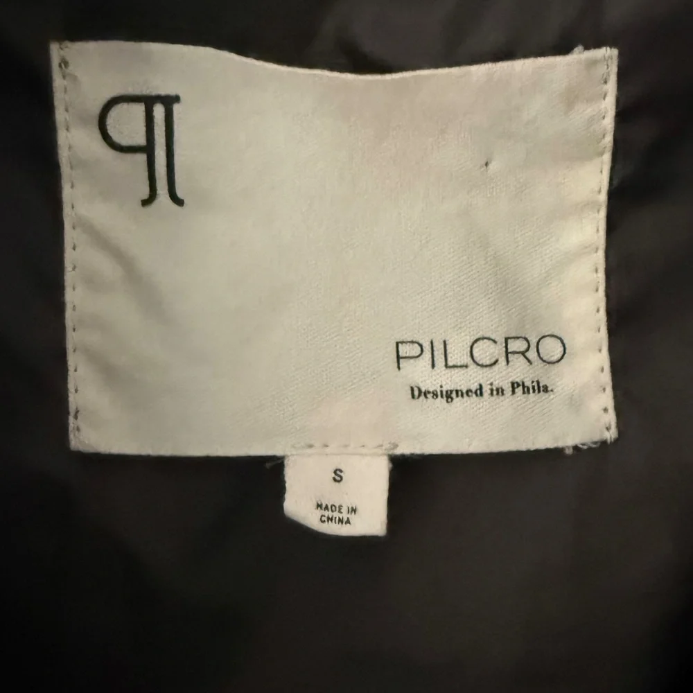 Pilcro Dark Brown Leather Bomber Jacket - Picture 13 of 15